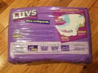 Vintage Luvs Ultra Leakguards Barney Themed Diapers Size 3 - 40 Count 3