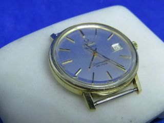 Vintage 10k Goldfilled Omega Seamaster De Ville Quartz Watch X