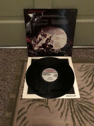 Vtg 1985 Megadeth - Killing is My Business Combat MX 8015 Vinyl 12  Lp Record 2