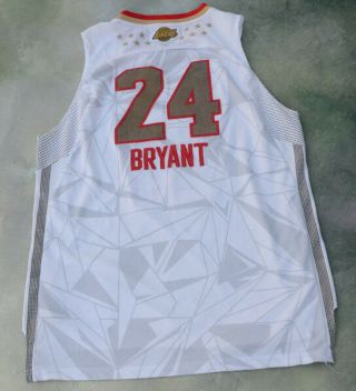 Vintage Adidas NBA 2011 All Star Game Kobe Bryant 24 Jersey Size Youth XL. 5