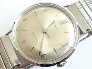 Vintage Timex Made In Gt Britain Chrome Plated Hand Winding Gents Wristwatch