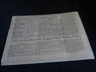 November 6 1944 Stars and Stripes Newspaper Paris Edition World War II WWII 2