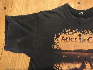 1992 Alice In Chains vintage “Dirt” T - shirt band Tour 90s Size Large 6