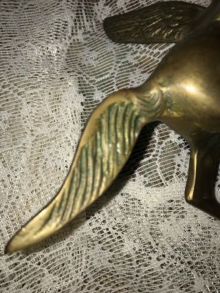 Antique Vintage Pegasus,  Solid Brass,  Ideal Rat Rod Hood Ornament 7