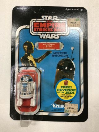 Vintage Rare Error Card Star Wars 48 Back R2 - D2 Esb Revenge Of The Jedi 1980 Moc