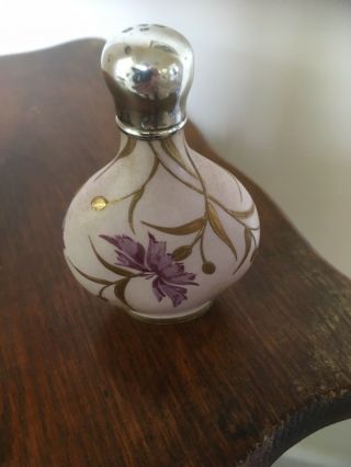 Silver Top Scent Bottle