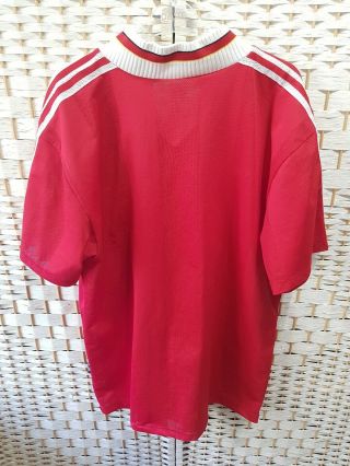 Vintage Liverpool FC Football Home Shirt - Adidas - Red - 1995/96 - Size XL 4