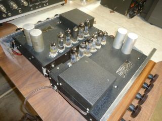 Vintage Philips Mono Blocks Tube Amplifiers Ag 9008 - 52 Otl Type