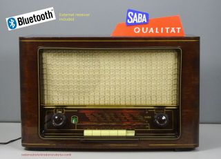 Vintage Tube Radio Saba Villingen Wiii - Made In Germany 1953