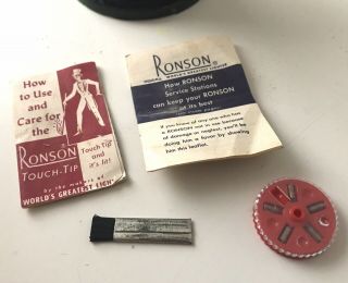 Ronson Touch Tip Lighter - GRECIAN - Post - War - - Very Rare 10