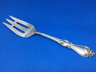 Queen Elizabeth I By Towle Sterling Silver 1970 Cold Meat Fork Large 9 1/4 "