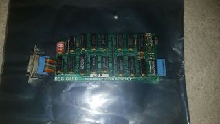 Vintage 1985 Applied Engineering Rgb Card Ramworks Apple Ii Card Board Grtd 65