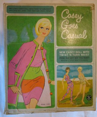 Vintage Casey Goes Casual Box But Rare Doll