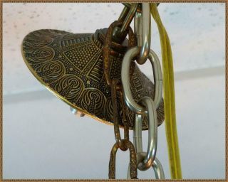 Vintage Antique Ornate Brass & Crystals Chandelier 10 lights Gorgeous FIxture 2