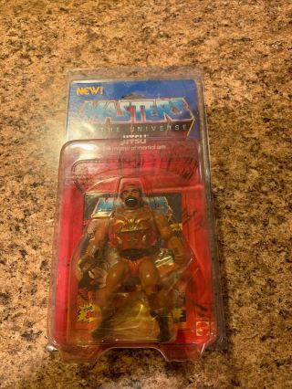 Mattel Masters Of The Universe Jitsu Action Figure 1984 Moc Vintage W/zolo Case