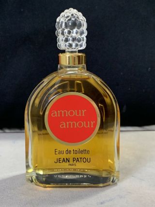 Vintage Jean Patou Amour Amour Eau De Toilette 2.  5 Fl Oz 2