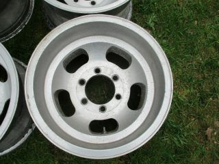 15 x 8.  5 Slotted Mag wheels old school 6x5.  5 Slot Vintage Chevy 6 lug 5