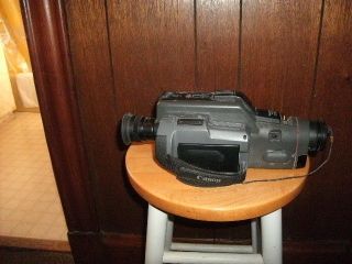 VINTAGE made in 1989 Canon Canovision 8 E80 8mm Video Camera Recorder,  8X 3