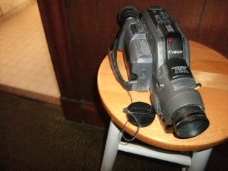 VINTAGE made in 1989 Canon Canovision 8 E80 8mm Video Camera Recorder,  8X 5