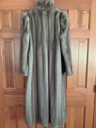 Mink coat full length vintage size XL 3