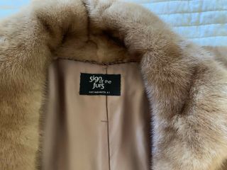 Mink coat full length vintage size XL 4