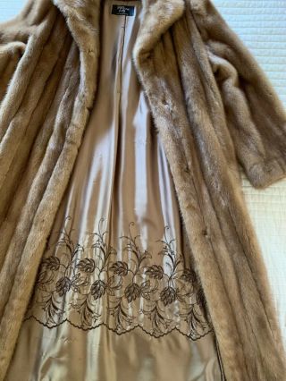 Mink coat full length vintage size XL 6
