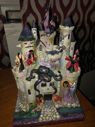 Disney Traditions Jim Shore " Tower Of Fright " 4013979 Rare