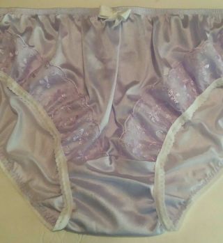 4 Pair Vtg Style Bikini Panty S 7 Handmade Different Colors Nylon Tricot W Lace