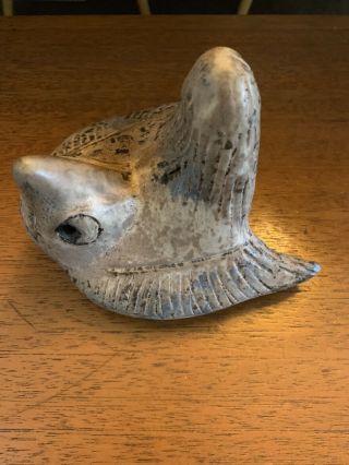 Vintage McCarty Pottery Bird Wren Mid Century Sculpture 5
