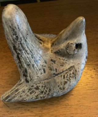 Vintage McCarty Pottery Bird Wren Mid Century Sculpture 6