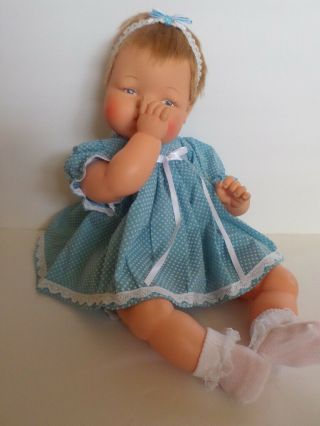 Ideal Thumbelina Doll 19 In Has Knob &