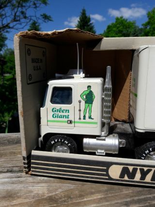 VINTAGE NYLINT GREEN GIANT GMC SEMI TRUCK 18 WHEELER 1980 ' S 2