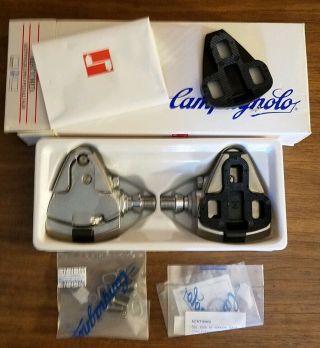 Nos Vintage Campagnolo Record Clipless Pedals Set 80s