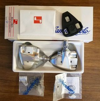 NOS Vintage Campagnolo record clipless pedals set 80s 2