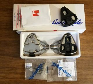 NOS Vintage Campagnolo record clipless pedals set 80s 3