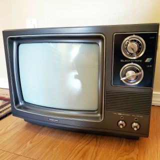 Vintage Toshiba Blackstripe Vhf / Uhf Tv Television Monitor | Model C361u | 13 "