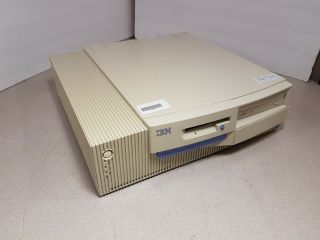 Vintage Ibm Pc Desktop 300 Pl Pentium Iii 650mhz/128mb/4.  2gb No Os Beige