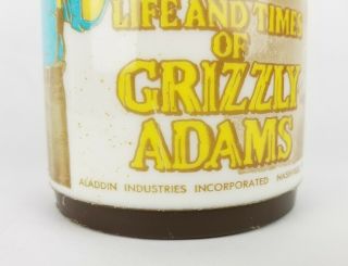 The Life And Times Of Grizzly Adams Aladdin Plastic Thermos Vintage 1977 5