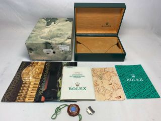 Vintage Rolex 16700 Gmt - Master Watch Box Case Guarantee 68.  00.  55 0725098