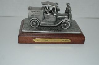 Vintage 1995 Snap - On 75th Anniversary Limited Edition Tool Truck Pewter Figurine