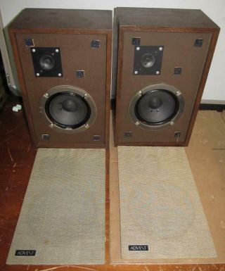 Vintage Advent 3 Speakers 8 Ohms They Sound Great
