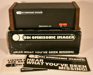 Vintage 801 Omnisonic Imager By Omnisonix Ltd Hbx Imager Rare Hard To Find 1980