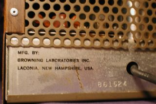 Vintage Browning Golden Eagle Mark IVA SSB/AM CB HAM Tube Radio Transmitter 8