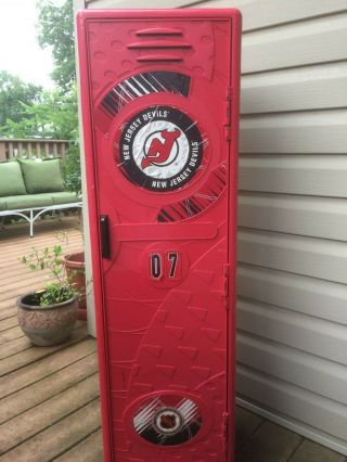 Vintage Jersey Devils Hockey Storage Locker - Suncast Corp 1996 Hard To Find