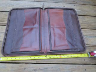 Vintage Large Brown Leather Portfolio Folder