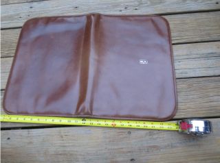 Vintage Large Brown Leather Portfolio Folder 2