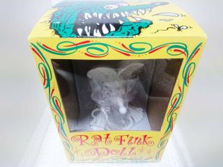 Rat Fink White Figure Moon Of Japan Ed Big Daddy Roth 2007 Vintage Rare