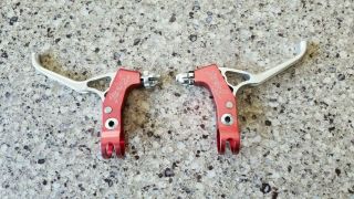 Real Cnc Brake Levers Vbrake Cantilever Vintage Retro Mountain Bike Bmx Xtr