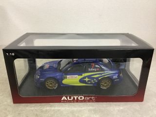 1/18 AUTOart SUBARU IMPREZA WRC 2007 P.  SOLBERG 7 DIECAST MODEL CAR RARE 3