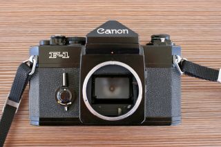 Vintage Canon F - 1 Camera Body,  35mm Film,  Slr